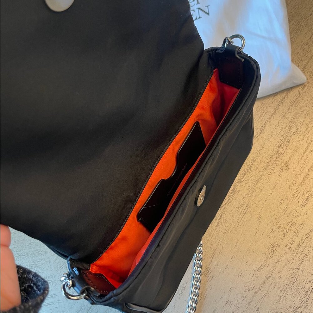 Alexander McQueen Graffitti Black Shoulder Bag (Original) - Picture 5 of 5